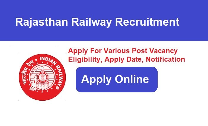 Rajasthan Railway Recruitment 2024 Apply Online For Various Post Vacancy Eligibility, Apply Date, Notification